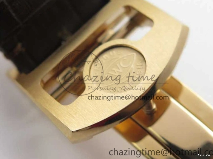 MIROTIME 0417 Portugieser Chrono  42 IW390406 RG ZF 1:1 Best Edition Blue Dial on Brown Leather Strap A Durable 7129